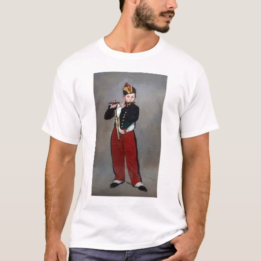 Edouard Manet - De Fifer/Young Flutist T-shirt (Voorkant)