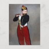 Edouard Manet - De fluiter / Jonge fluitist Briefkaart (Voorkant)