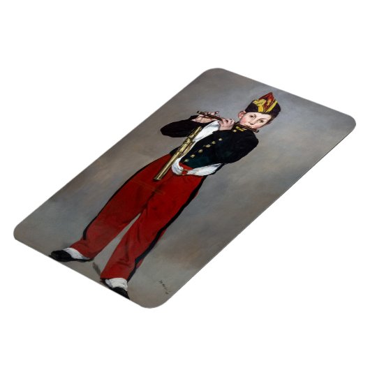 Edouard Manet - De fluiter / Jonge fluitist Magneet (Linkerzijde)