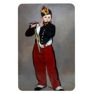 Edouard Manet - De fluiter / Jonge fluitist Magneet