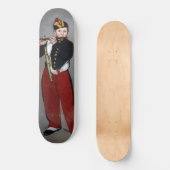 Edouard Manet - De fluiter / Jonge fluitist Persoonlijk Skateboard (Voorkant)