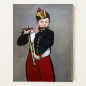 Edouard Manet - De fluiter / Jonge fluitist Planner (Achterkant)