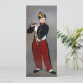 Edouard Manet - De fluiter / Jonge fluitspeelster Kaart (Staand voorkant)