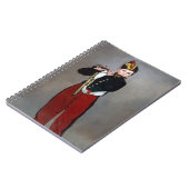 Edouard Manet - De fluiter / Jonge fluitspeelster Notitieboek (Linkerzijde)