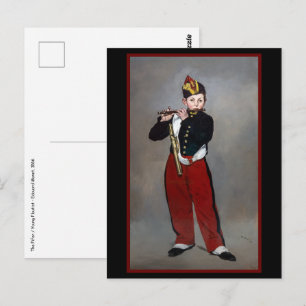 Edouard Manet - De fluitspeelster / Jonge fluitist Briefkaart