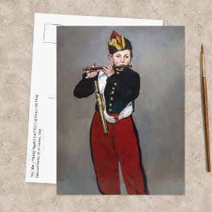 Edouard Manet - De fluitspeelster / Jonge fluitist Briefkaart