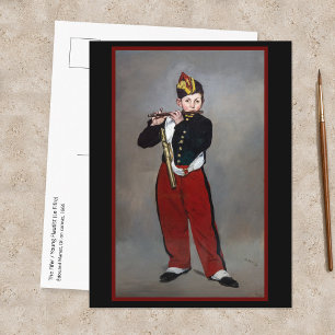 Edouard Manet - De fluitspeelster / Jonge fluitist Briefkaart