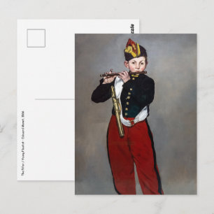 Edouard Manet - De fluitspeelster / Jonge fluitist Briefkaart