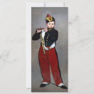 Edouard Manet - De fluitspeelster / Jonge fluitist Kaart