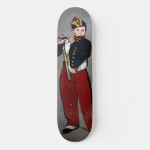 Edouard Manet - De fluitspeelster / Jonge fluitist Persoonlijk Skateboard