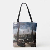 Edouard Manet - De haven van Boulogne bij maanlich Tote Bag (Achterkant)
