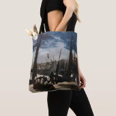 Edouard Manet - De haven van Boulogne bij maanlich Tote Bag (Dichtbij)