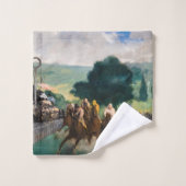 Edouard Manet - De Reizen bij Longchamp Bad Handdoek (Wasdoekje)