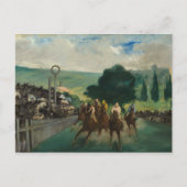 Edouard Manet - De Reizen bij Longchamp Briefkaart (Voorkant)