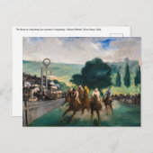 Edouard Manet - De Reizen bij Longchamp Briefkaart (Voorkant / Achterkant)