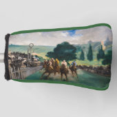 Edouard Manet - De Reizen bij Longchamp Golfheadcover (Voorkant)
