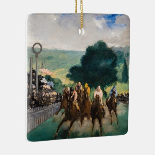 Edouard Manet - De Reizen bij Longchamp Keramisch Ornament (Rechts)