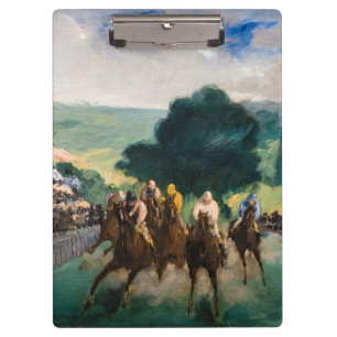 Edouard Manet - De Reizen bij Longchamp Klembord