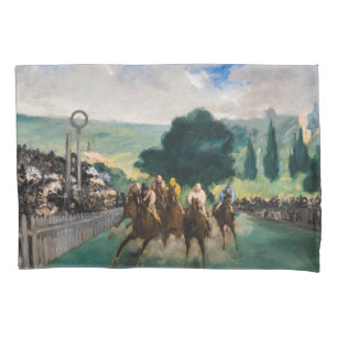 Edouard Manet - De Reizen bij Longchamp Kussensloop