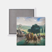 Edouard Manet - De Reizen bij Longchamp Magneet (Voorkant / Achterkant)