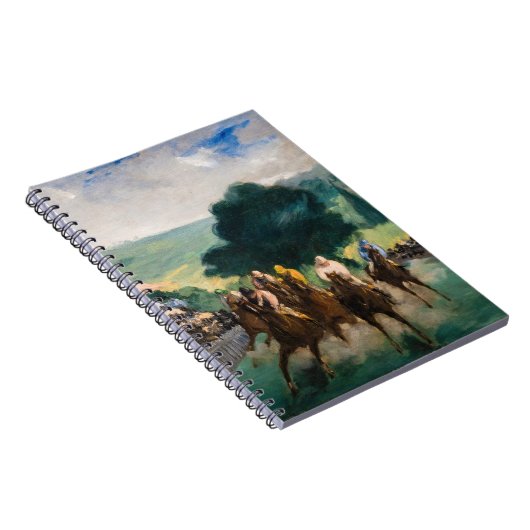 Edouard Manet - De Reizen bij Longchamp Notitieboek (Rechterzijde)