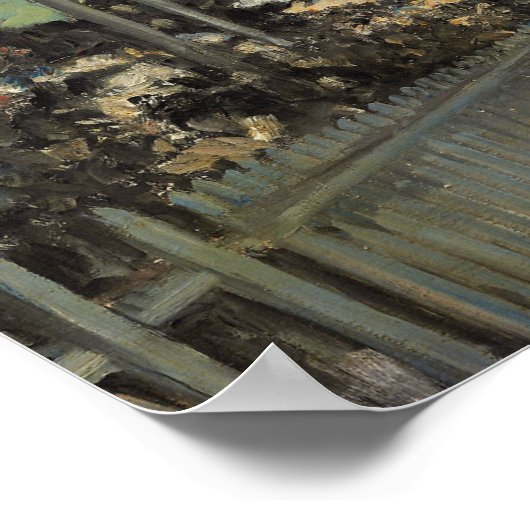 Edouard Manet - De Reizen bij Longchamp Poster (Hoek)