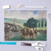 Edouard Manet - De Reizen bij Longchamp Tissuepapier (Craft)