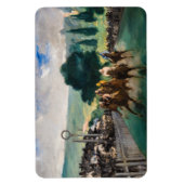 Edouard Manet - De renbaan in Longchamp Magneet (Verticaal)