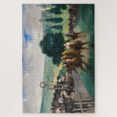Edouard Manet - De Rennen in Longchamp Legpuzzel (Verticaal)