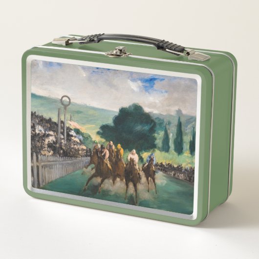 Edouard Manet - De renpaarden in Longchamp (Voorkant)