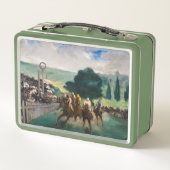 Edouard Manet - De renpaarden in Longchamp (Achterkant)