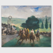 Edouard Manet - De renpaarden in Longchamp Cadeaupapier (Vlak)