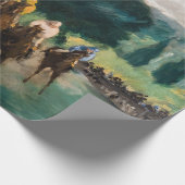 Edouard Manet - De renpaarden in Longchamp Cadeaupapier (Hoek)