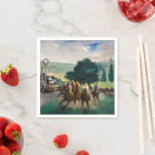 Edouard Manet - De renpaarden in Longchamp Servet (Insitu)