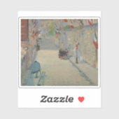 Édouard Manet - De Rue Mosnier met vlaggen Sticker (Vel)