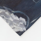 Edouard Manet - De Spoorweg Fleece Deken (Hoek)