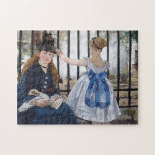 Edouard Manet - De Spoorweg Legpuzzel