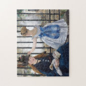 Edouard Manet - De Spoorweg Legpuzzel (Verticaal)