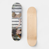 Edouard Manet - De Spoorweg Persoonlijk Skateboard (Voorkant)