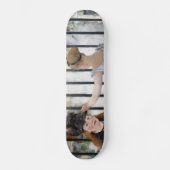 Edouard Manet - De Spoorweg Persoonlijk Skateboard (Voorkant)