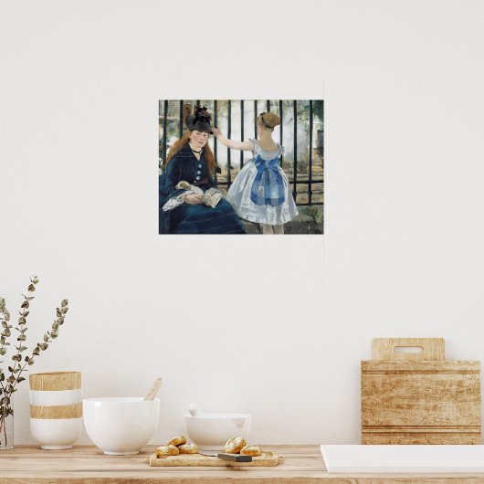 Édouard Manet: De spoorweg Poster (Keuken)