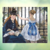 Edouard Manet - De Spoorweg Raamsticker (Vel 3)