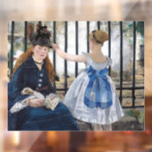Edouard Manet - De Spoorweg Raamsticker (Vel 2)