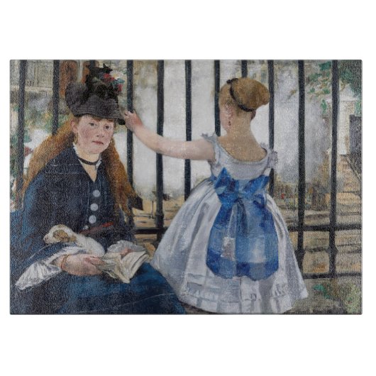 Edouard Manet - De Spoorweg Snijplank (Voorkant)