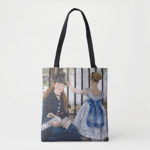 Edouard Manet - De Spoorweg Tote Bag