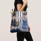 Edouard Manet - De Spoorweg Tote Bag (Dichtbij)