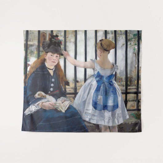 Edouard Manet - De Spoorweg Wandkleed (Voorkant (horizontaal))