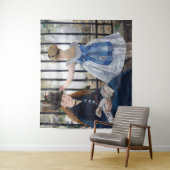 Edouard Manet - De Spoorweg Wandkleed (In situ)