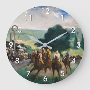 Edouard Manet - De Wedrennen in Longchamp Grote Klok