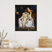 Edouard Manet - Dode Christus met Engelen - 1864 Poster (Keuken)